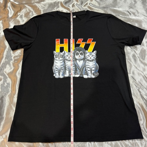 Rock & Roll Cat T Shirt - Picture 3 of 8